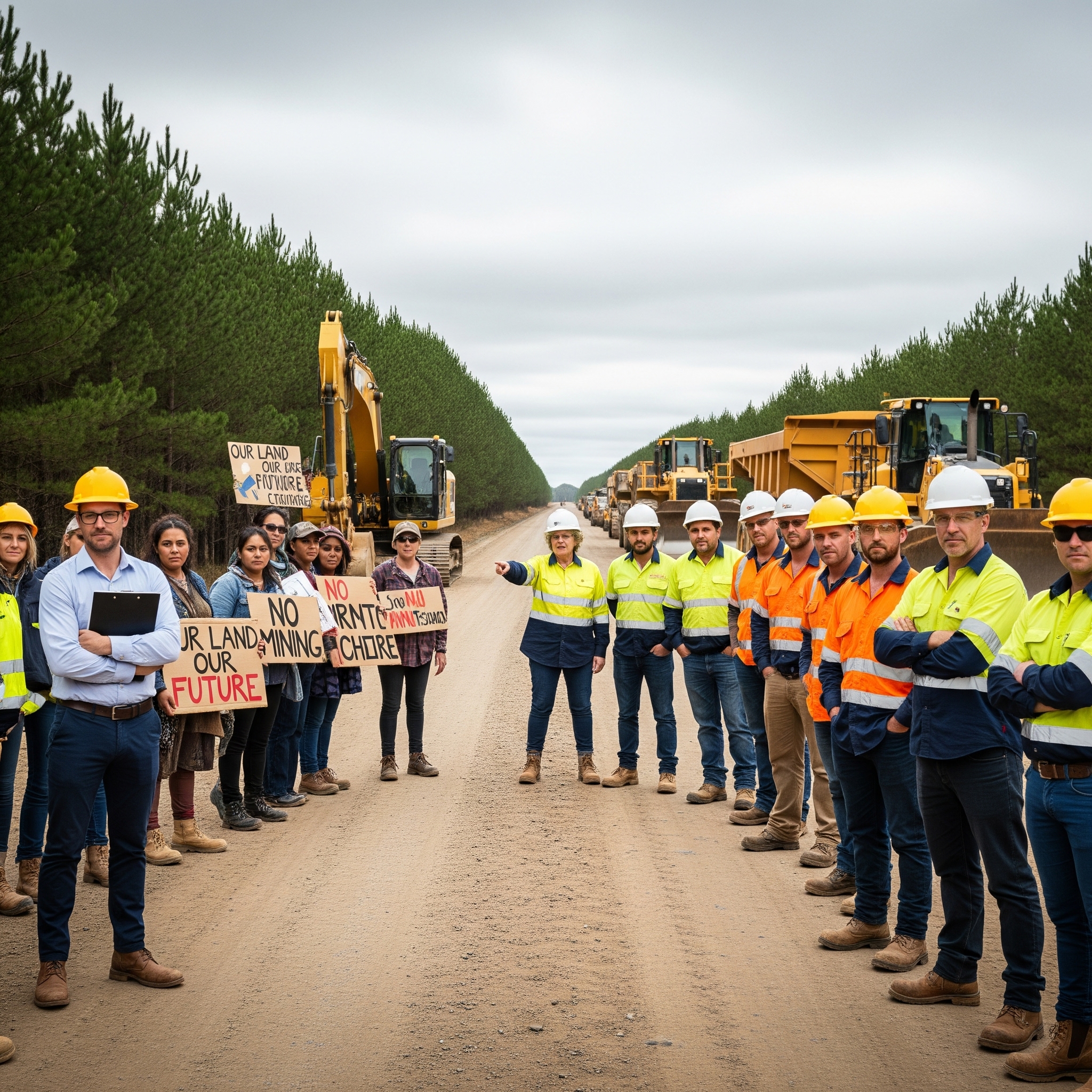 Bloqueos a contratistas